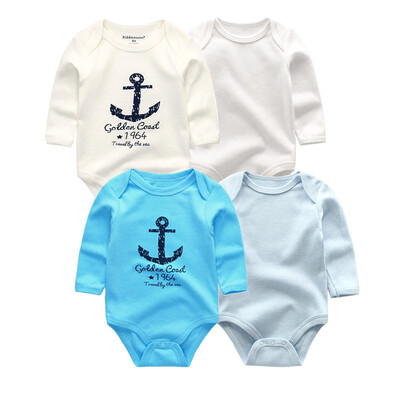 

4PCS Newborn Babywear Clothing Sets Baby Girl Clothes Cotton Rompers One-Pieces Baby Boy Clothes For Babies Bodysuits Unicorn