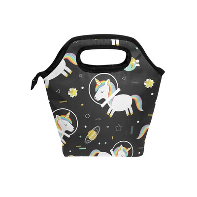 

Lunch Bag Tote Bag Unicorn Travel Picnic Organizer Lunch Holder Handbags Lunch Bag Box for Office