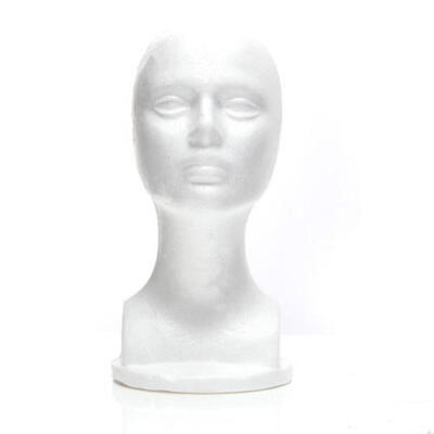 

Female Styrofoam Mannequin Manikin Foam Head Model Hat Wig Display Stand