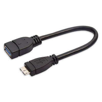 

Shanze (SAMZHE) OTG-030B USB3.0 ультра высокоскоростной линии передачи данных АФ / Микро черная клавиатура подключается 0,2 м