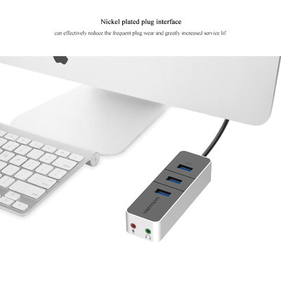 

Vention High speed 3 Port USB 3.0 HUB With Audio For Macbook PC Laptop Tablet Computer Adapter