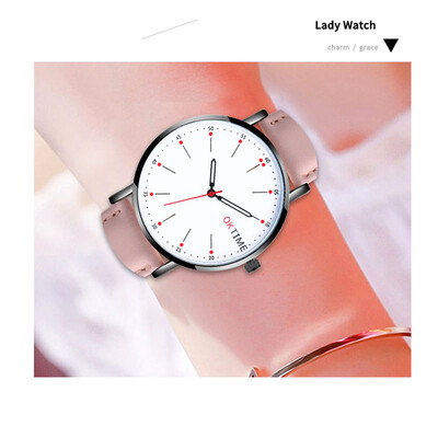 

Fashion Ultra Simple Couple Quartz Watch Casual Elegant Unisex Analog Wristwatch