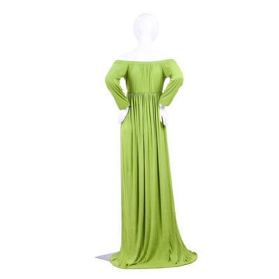 

Pregnant Women Cotton Maternity Clothes Gown Photo Photography Prop Maxi Dress E