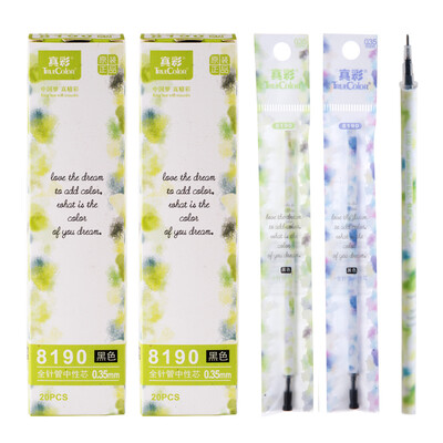 

True color (TRUECOLOR) 8190 Bana flower full needle Central pen 0.35 Black 20 / box 2 box