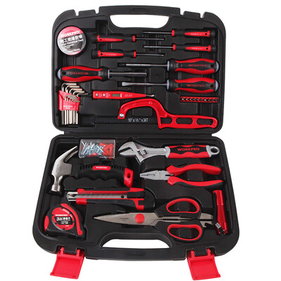 

(WORKPRO) W1139 upgrade full-color handle household toolbox set manual hardware maintenance tool combination