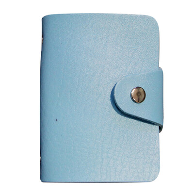 

MyMei Hot Slim Pu Leather Pocket Business ID Credit Card Wallet Holder for 24 Cards
