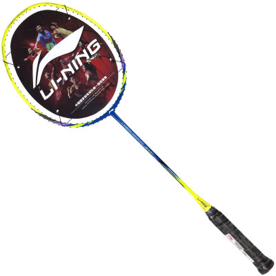 

Li Ning / Lining Men and Women Single Carbon Badminton Racket Single (Threaded) Blue Yellow