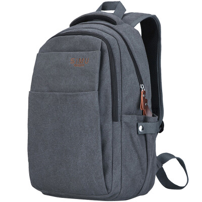 

Simo SIMU 1603 Shoulder Bag Business Casual Computer Bag Men & Women Fashion Canvas Bag Gray