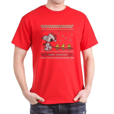 

CafePress - Snoopy Ugly Christmas - 100 Cotton T-Shirt