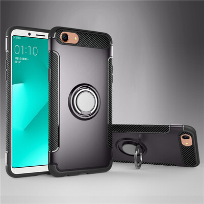 

Fivice OPPO A83A1 case PC metal ring shell magnetic car bracket TPU phone case