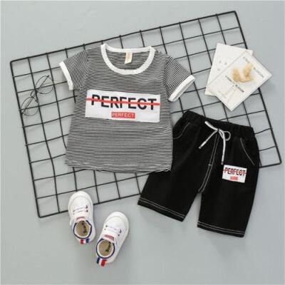 

Newborn Baby Boy Kids Clothes Casual Tops Shorts Pants Outfits Set Tracksuit