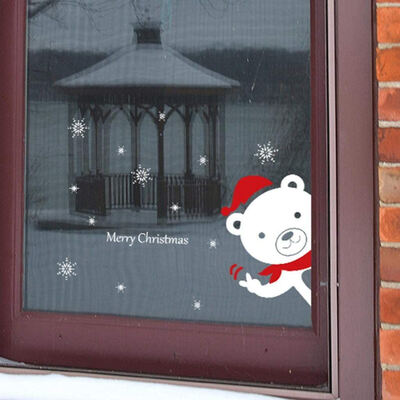 

UpperX Internet Christmas Vinyl Home Window Stickers PVC Sticker Deco A 25x35cm
