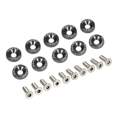 

Billet Aluminum Fender Bumper Washer Bolt Engine Bay Dress Up Kit Universal Screw Bolt Car Styling