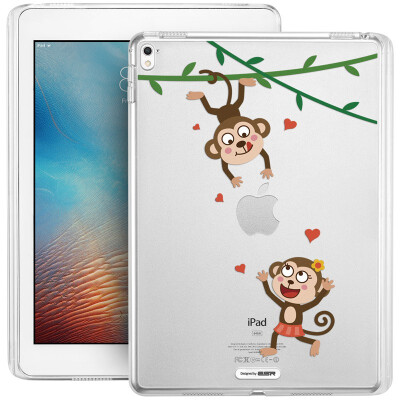 

ESR) Apple iPad Pro9.7 Case / Case Cartoon Silicone Strap Holder / Stretch Transparent Soft Sleeve Apple Series