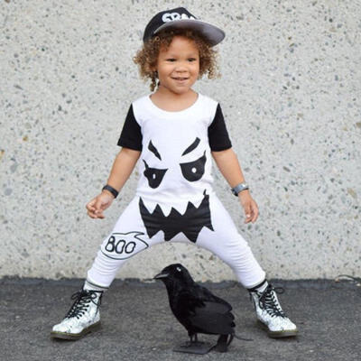 

US Newborn Baby Boy Girl Infant Monster Romper Jumpsuit Bodysuit Clothes Outfits