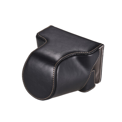 

PU Leather Camera Case Bag&Shoulder Strap with Battery Access for Fujifilm X-A20 X-A10 X-A5 X-A3 X-A2 X-M1 Camera with 15-45mm