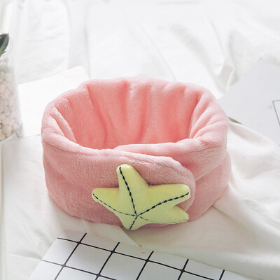 

starfish Childrens winter knitted scarf warm ring collar boy girls Warmer Neck age for 2-7 years old Child