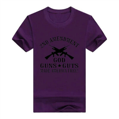 

2nd Amendment-God Guns Guts Patriotic T Shirt