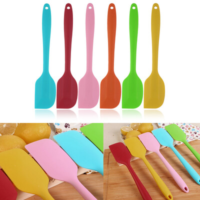 

Hot Silicone Cake Cream Spatula Kitchen Mixing Scraper Brush Butter Tool