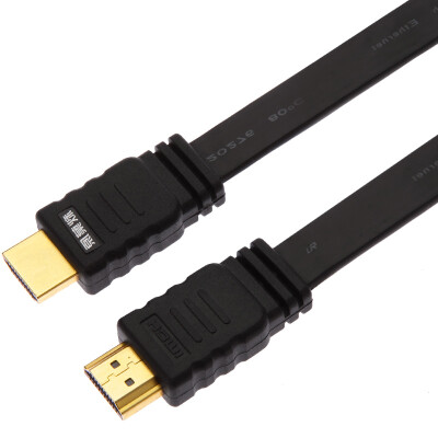 

Akihabara (CHOSEAL) QQ002T1 flat HDMI digital high-definition line 1.4 version support 3D 1 meter