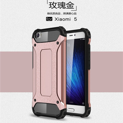 

Fivice Xiaomi MI 5 case Luxury Silicone Diamond Armor PC Hard Shell Phone Case