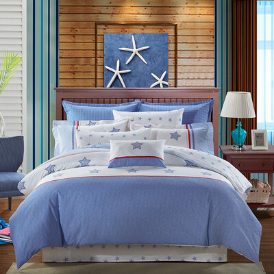 

Something Sapphire somerelle three-piece sets of imports of cotton twill printing three-piece bedding - Yate 150 215cm