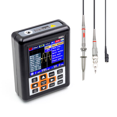 

Mini Digital Display Handheld Ultralight Oscilloscope of 30MHz Bandwidth 200M Sampling Rate 24 Inch IPS Screen 320240 Resolution