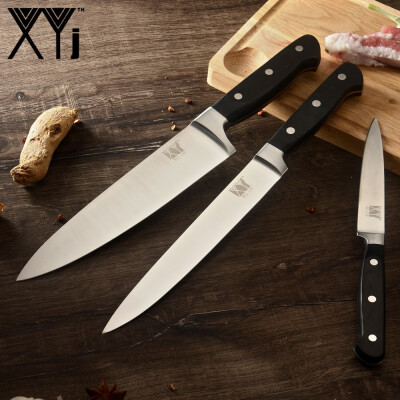 

Stainless Steel Knife 3 Piece Set XYj Kitchen Knives ABS Handle Stainless Steel Blade Chef Sllicing Utility Knife Cooking Tools