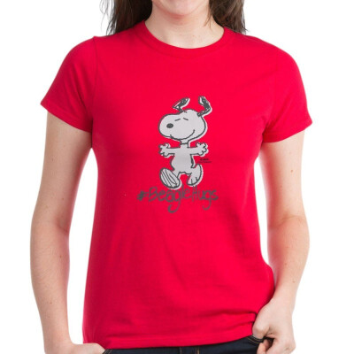 

CafePress Snoopy Beagle Hugs T-Shirt - Womens Cotton T-Shirt