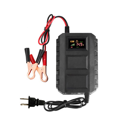

12V KC-20A Intelligence Battery Charger for Auto Motorcycle Lead Acid Intelligent LCD Display Car Batteries Charger