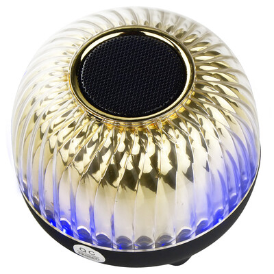 

Счастливые сопроводительные D-003 Mini Bluetooth стерео динамики маленький стерео портативный громкой мобильный компьютер сабвуфер жемчужное серебро