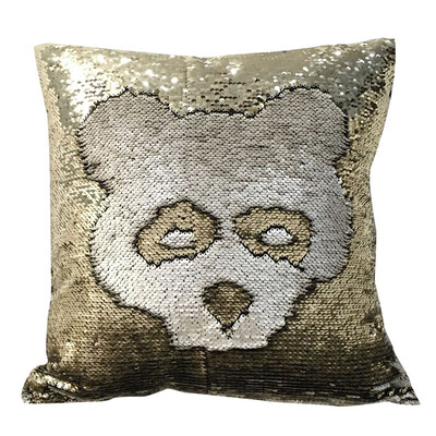 

I' HUA HUA can draw the pillow black mermaid discoloration sequins pillow Valentine's Day Valentine's Day creative gift to send his girlfriend