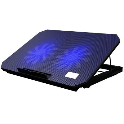 

Nuo Xi NUOXI S200C notebook radiator laptop stand cooling pad computer accessories 2 fan silent cooling rack black 156 inches