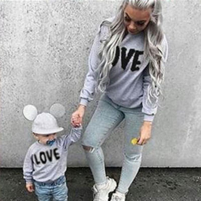 

Cute Mother And Daughter Fashion Sweatshirt Pullover Jumper Sweater Hoodie Shirt