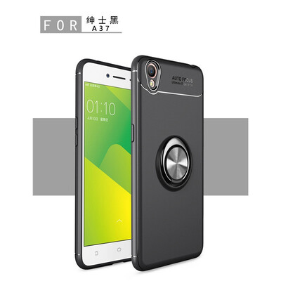 

Fivice OPPO A37 case TPU metal ring shell magnetic bracket soft shell