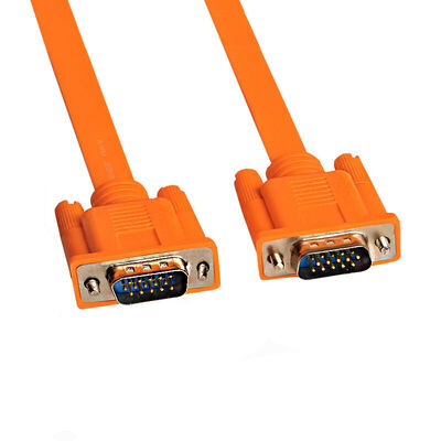 

Sanba SANBAO SV-Y130G HD VGA pin needle 3 meters high-definition video connection flat line orange