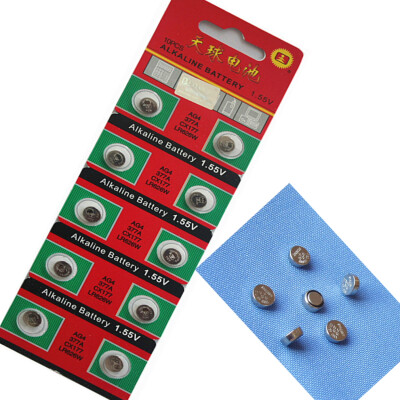 

10pcs LR626 LR-626 AG4 177 377A SR626 1.55Volt Alkaline Watch Battery Sealed