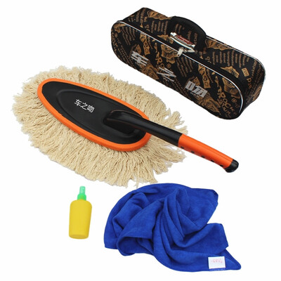 

Car kiss rose color boxed plastic soft surface wiping wax dusting dust dust duster white line