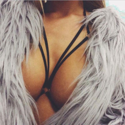 

New Women Cross Strappy Lace Bra Tank Tops Bustier Vest Crop Top Bralette Blouse