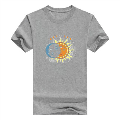 

Astrology Gifts Sun&Moon Mandala Short Sleeve Mens T-Shirt