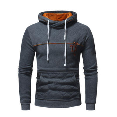 

Men Winter Top Long Sleeve Slim Fit Hooded Sweatshirt Pullover Sweat Hoodies ME