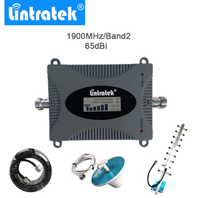 

2G 3G 4G Signal Booster LTE 1900MHz LCD Display 3G Amplifier 1900 Mhz Cell Phone Signal Repeater 3G Yagi Antenna Kit10