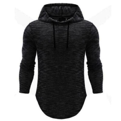 

UK Mens Knit Hoodie Coats Jacket Sweater Sweatshirt Jumper Tops Outwear Pullover