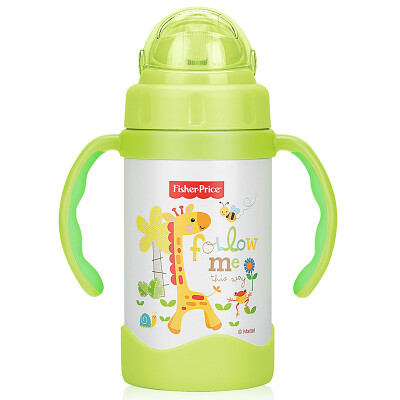 

Fisher-Price cups cigarettes cups women's jackets women's or girls double handle stainless steel cups 300ML green