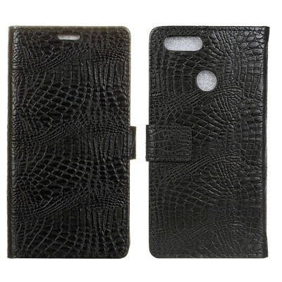 

MOONCASE Oppo F9 F9 Pro Crocodile Leather Case - Black