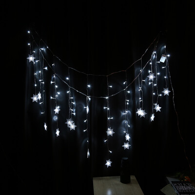 

DIY LED Snowflake Hanging String Lights Lamp Parties Christmas Decoration
