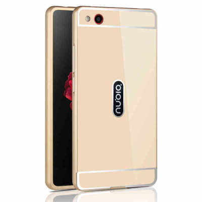 

MOONCASE Plating Metal Frame Edge Protective Shell 2 in 1 Thin Case Cover for ZTE Nubia Z9 Max (5.5 ) / ZTE Nubia Z9 mini ( 5.0)