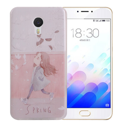 

MOONCASE Meizu M3 Note Живопись ТПУ Мягкая оболочка обложка чехол для Meizu M3 Note