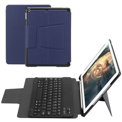 

2068 Keyboard Leather Case for iPad 97 2017 2018 Ultra-thin Wireless Keyboard Case Magnetic Detachable Table Cover with Pencil Ho