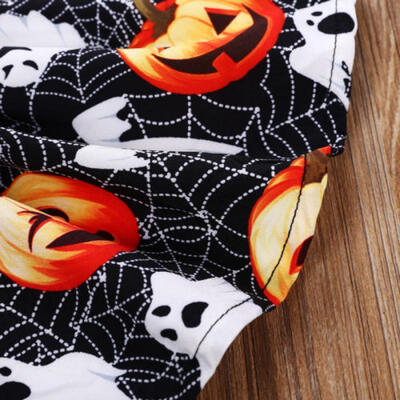 

Cute Toddler Baby Kids Girls Pumpkin Festival Halloween Party Dress Clothes 1-6Y